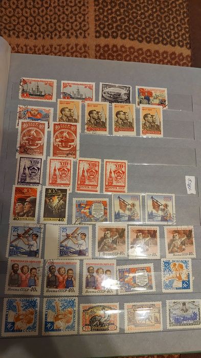 Подборка почтовых марок СССР 1925-х - 1958-х годов