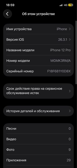 iphone 12pro, 128GB