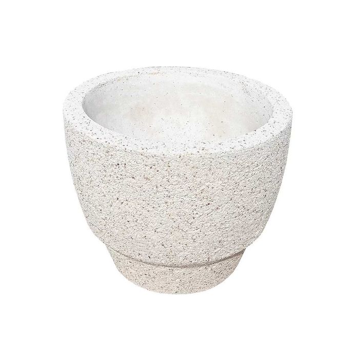 Ghiveci din marmura alba – conic din gama premium