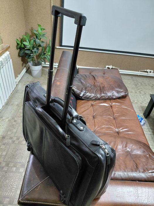 дорожная сумка  кожаная