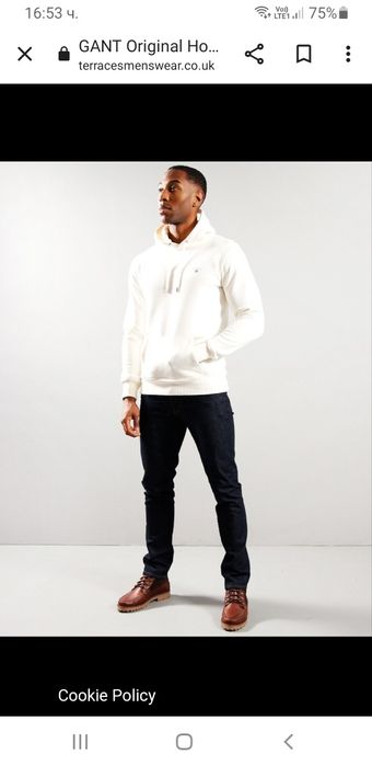 GANT Shield Hoodie Mens Size XL НОВО! ОРИГИНАЛ! Мъжки Суичер!