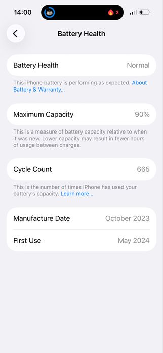 Iphone 15 128GB Black