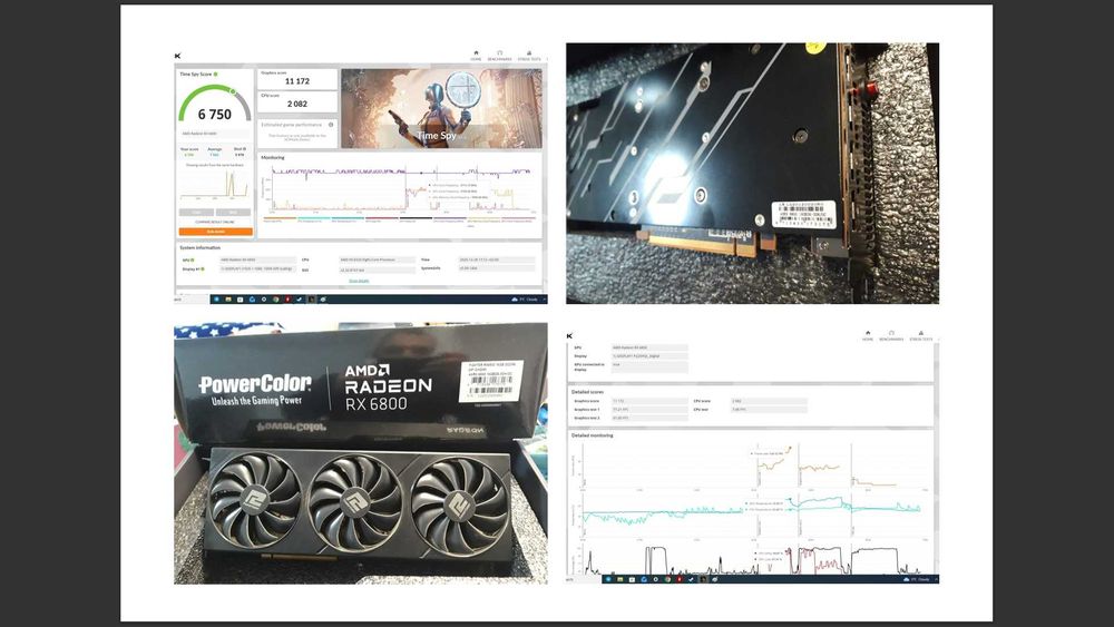 AMD RX6800 Founder Edition,Gigabyte,Asus TUF GAMING,GIGABYTE P1000GM