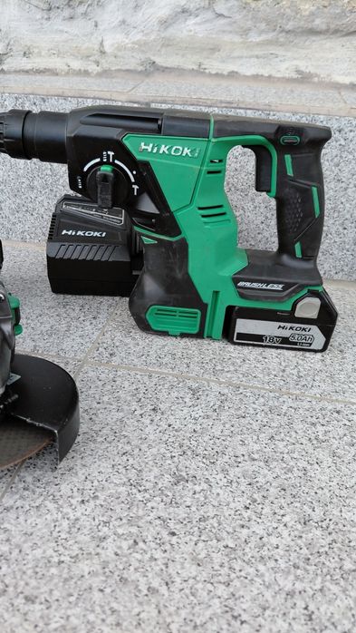 Hikoki Ъглошлайф,Перфоратор