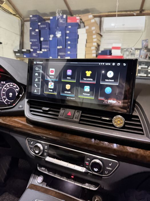 Navigatie Android Audi Q5 2016-2022 Carplay Android Auto , Ecran 2K