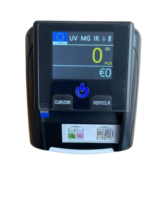 Детектор за фалшиви EURO ЕВРО банкноти/брояч