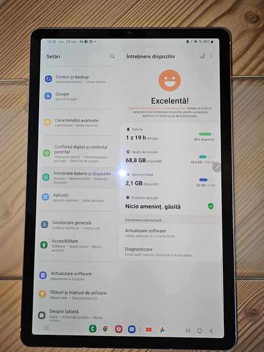 Tableta Samsung Tab S6