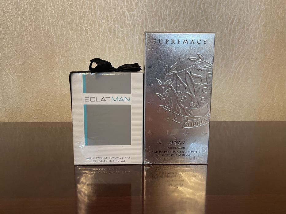 Духи Afnan Supremacy Silver и Eclat Man от Oriflame