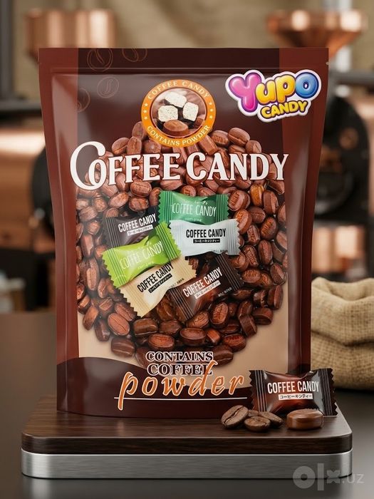 Китайские (Вьетнамские) Yupo Candy — кофейные и фруктовые конфеты | 80