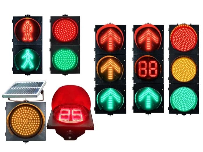 Svetofor  3 tallik  sekundlik va boshqaruv qismlari