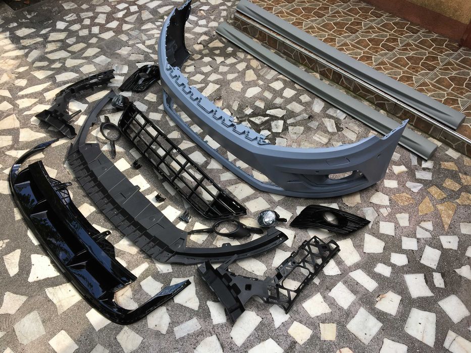 Bara Passat CC R line completa, praguri, difuzor spate (set complet)
