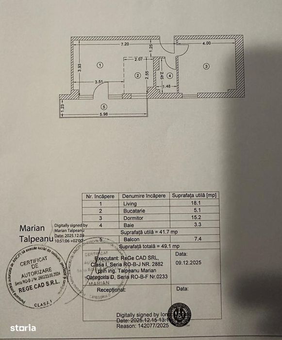 Vanzare Apartament 2 Camere Decebal - Alba Iulia Bloc Boutique 2025