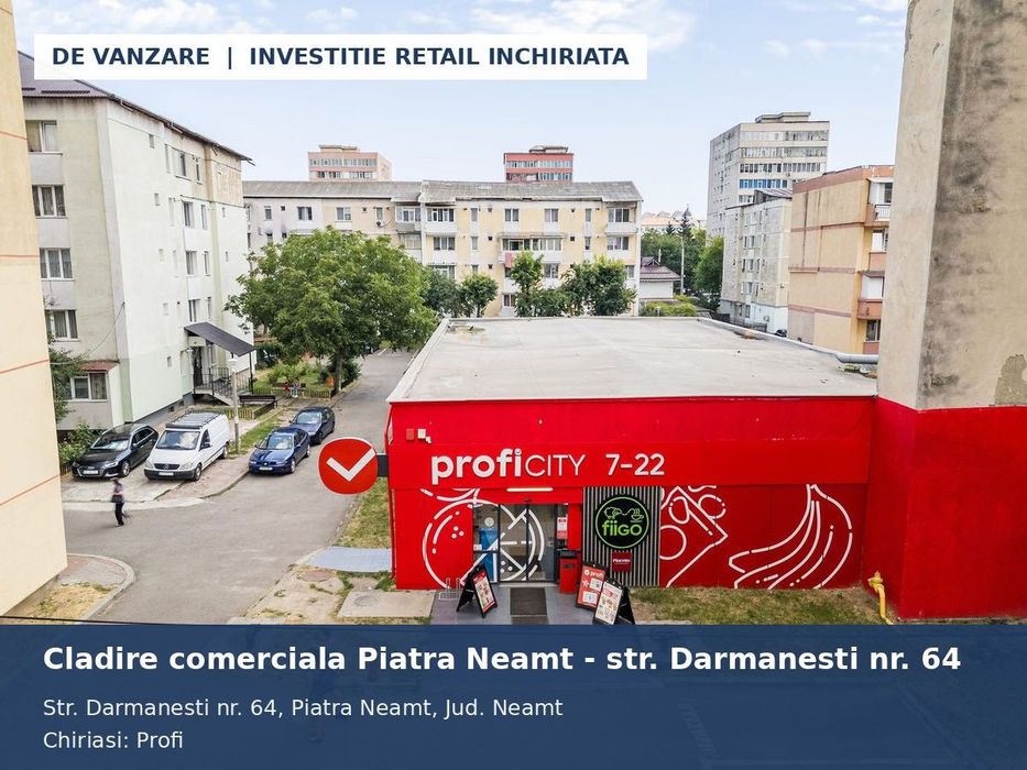 Spatiu comercial Piatra Neamt, inchiriat Profi, 375 mp