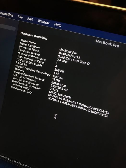 MacBook Pro 2015 - TOP SPEC ( Cel special la comanda )