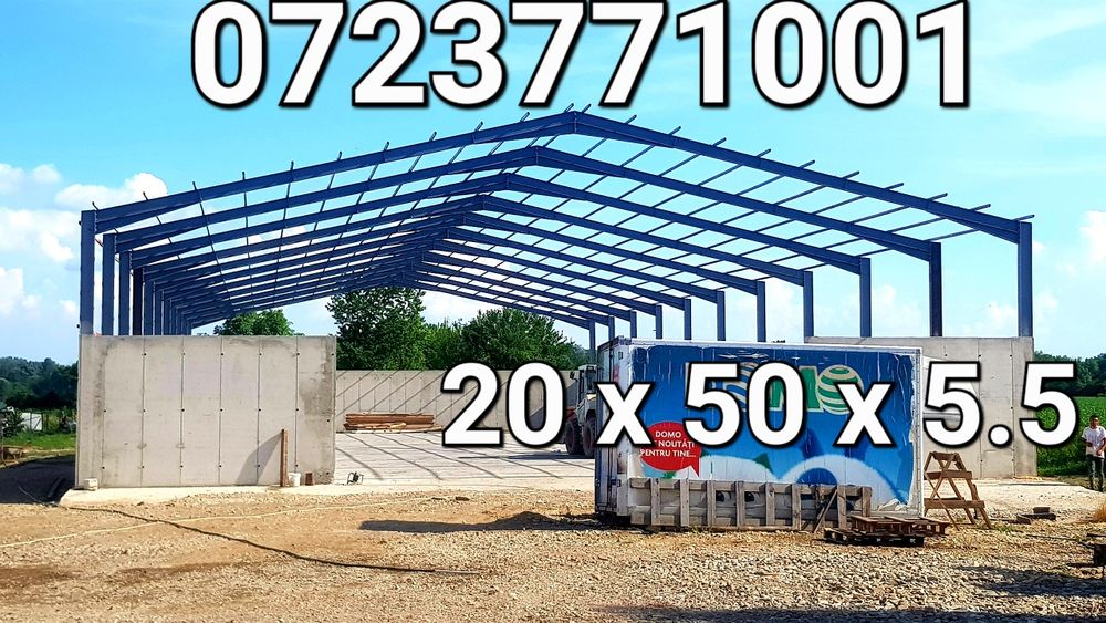 Vand hala metalica 8x29x4 Oferim garanție cu acte