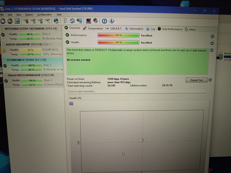 Hitachi Touro Desk DX3 4TB external hard drive/външен хард диск