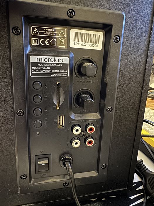 Продам колонки с сабвуфером microlab tmn-9u