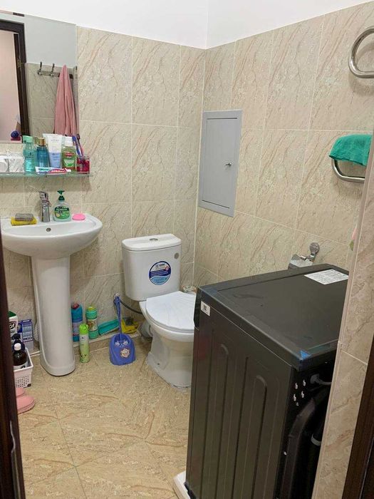 Yangi chosh-Teppa 2 xona 60m2 mebel texnikasi bilan.