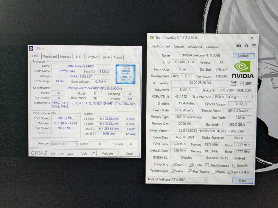 Игровой компьютер RTX 3060 / 240гц