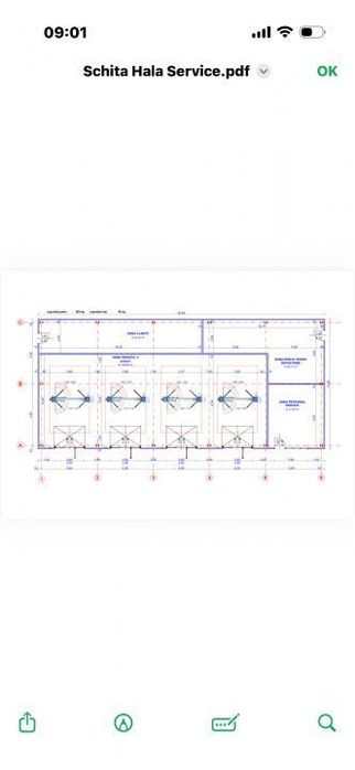 Teren cu autorizatie construire hala in Poplaca