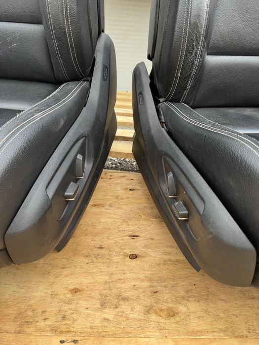BMW F10 LCI кожен салон черен Comfort, памет, ambient, Dakota
