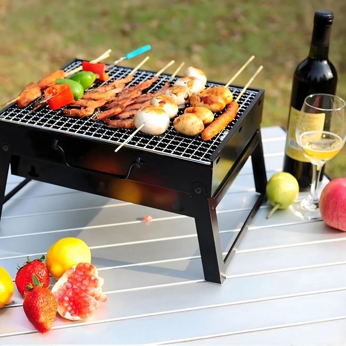 Градинска преносима скара подходяща за къмпинг,излет и за терасата