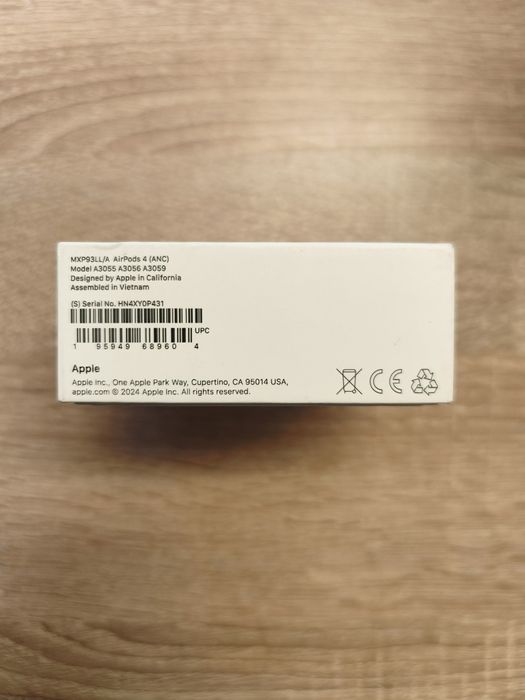 Слушалки Apple airpods 4 ANC