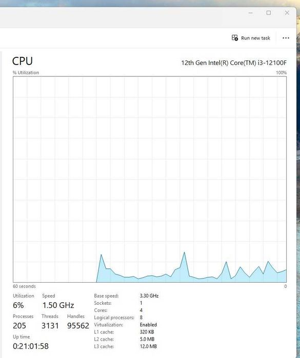 Vand Procesor Intel® Core™ i3-12100F Alder Lake, 3.3GHz, 12MB, fara grafica integrata, Socket 1700