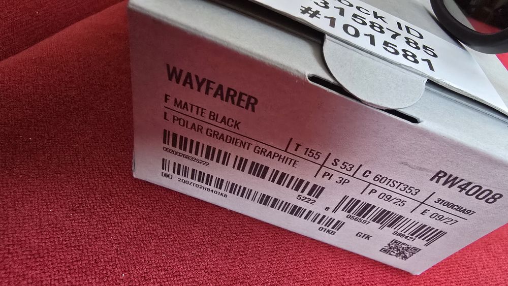 Ray Ban Meta Wayfarer, AI, Graphite Gradient Polar