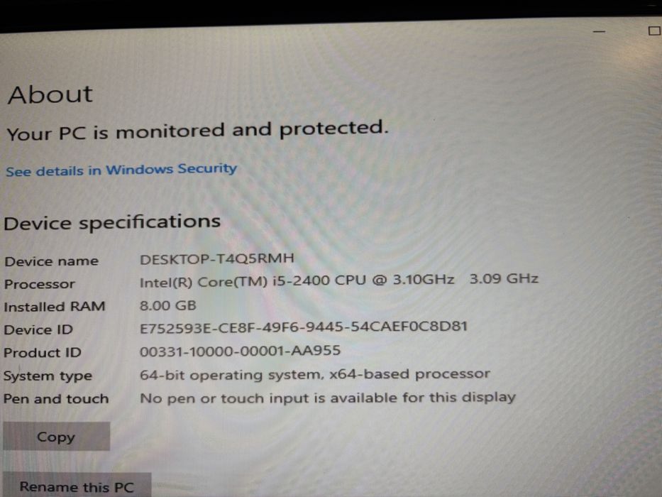 PC / Unit desktop - i5-2400 / 8GB RAM HyperX / GTX 960 2GB / Sursa Segotep 500W