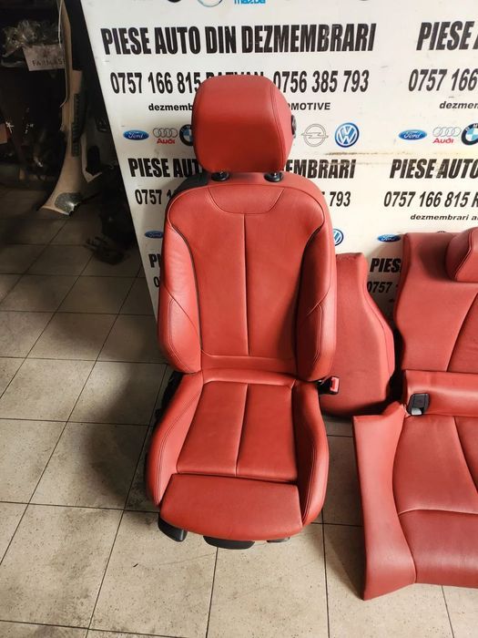 Interior Complet Scaune Tapiterie Bancheta Bmw Seria 4 Coupe Cabrio F32 F33 Volan Stanga Stare Foar