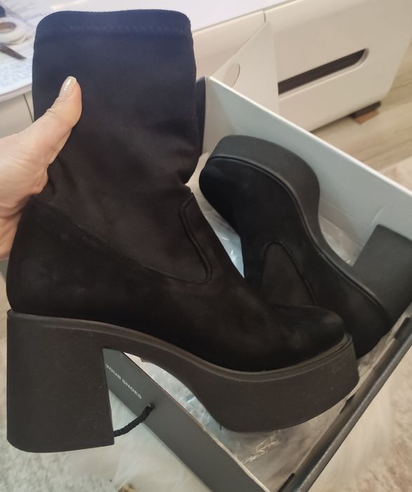 Botine cizme piele naturală Grixx