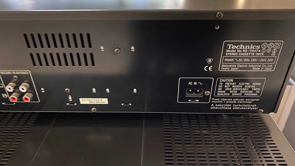 Technics RS-TR474 cassette deck auto reverse, dolby b-c Bucuresti