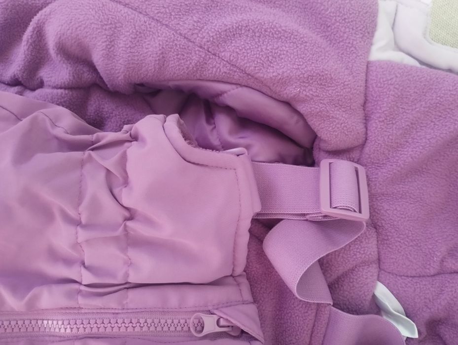 Ски гащеризон с яке, комплект зимна грейка 80см