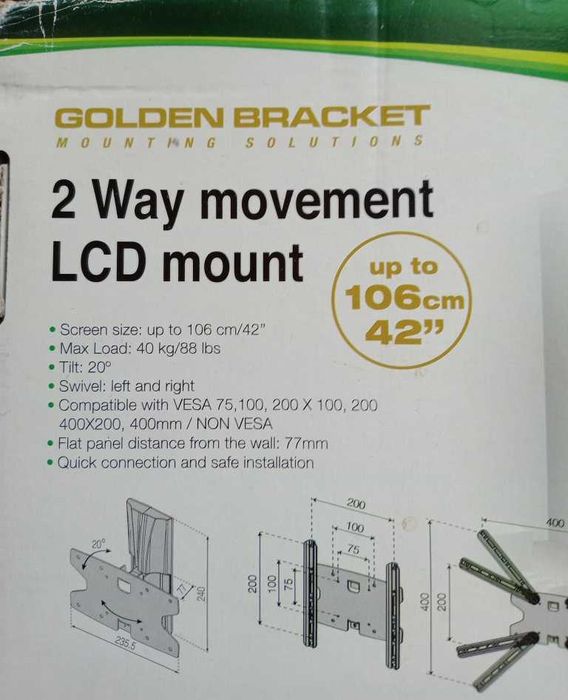 стойка за LCD телевизор за стена