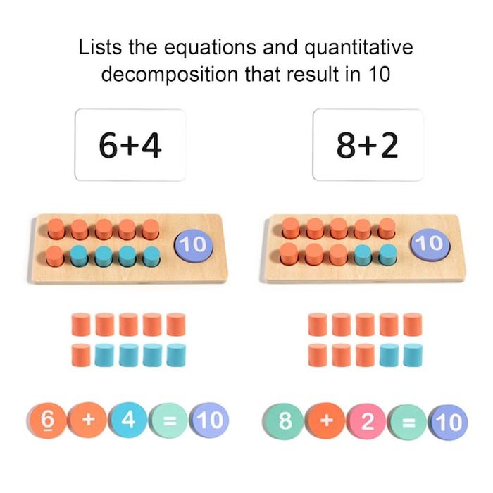 Интерактивна математика, дървена играчка
