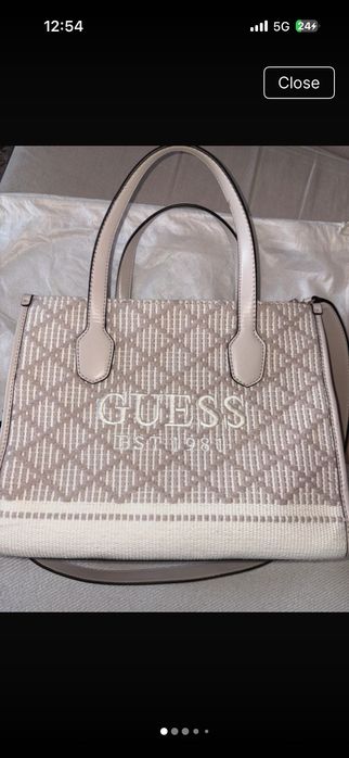 Guess Silvana canava  bag +  Guess travel bag