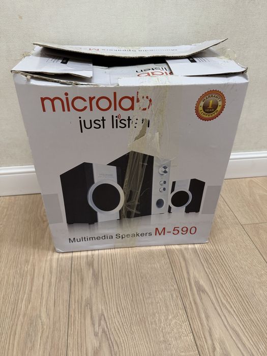 Колонки Microlab M-590 2.1 с сабвуфером