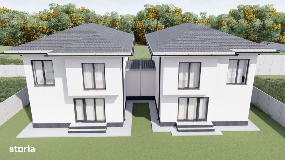 Vila Individuala /Incalzire in pardoseala/300 mp teren