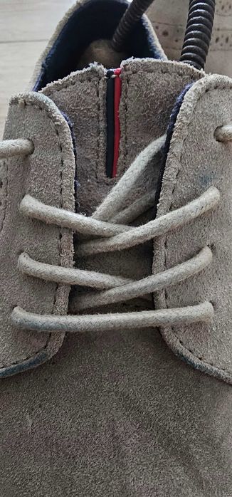 Pantofi Tommy Hilfiger Brogue din Piele Întoarsă Naturală Mărimea 42
