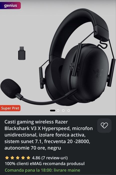 Căști Razer de gaming
