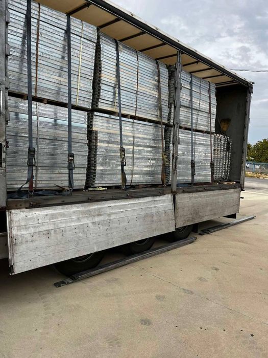 Поцинковани пътеки за фасадно скеле