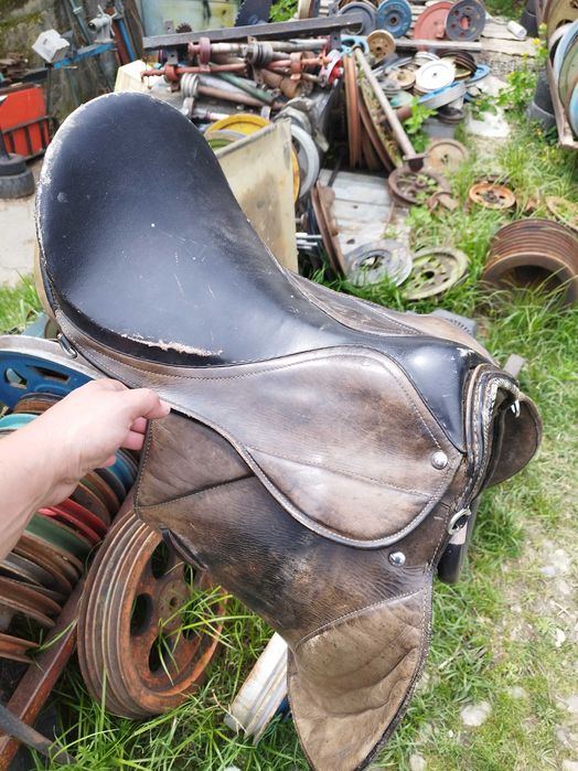 Șa călărie de piele germana