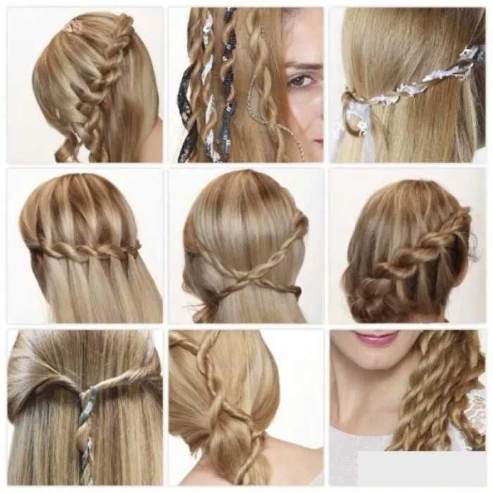 Автоматично сплитане на плитки на коса, прическа Babyliss Twist Secret