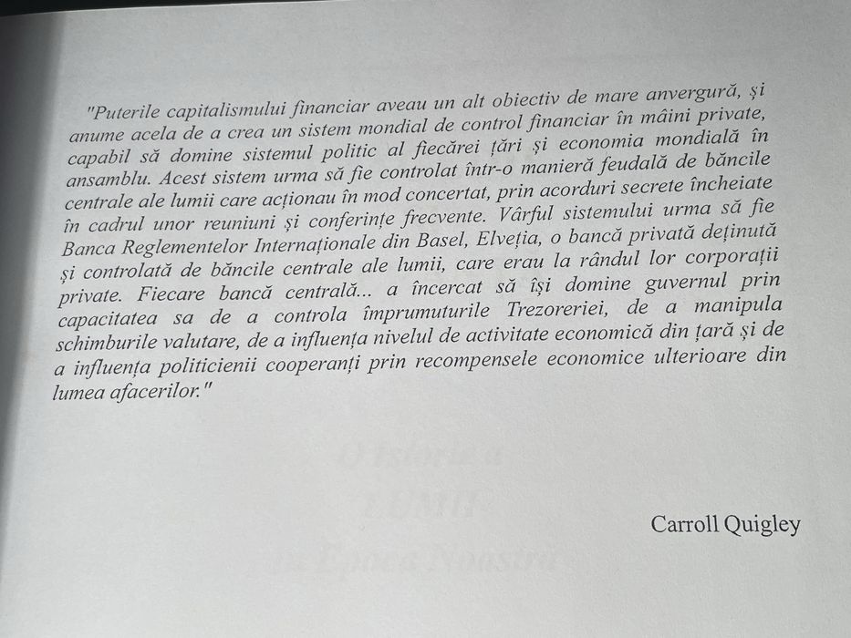 Tragedie și Speranță: O Istorie a Lumii în Epoca Noastră de C Quigley