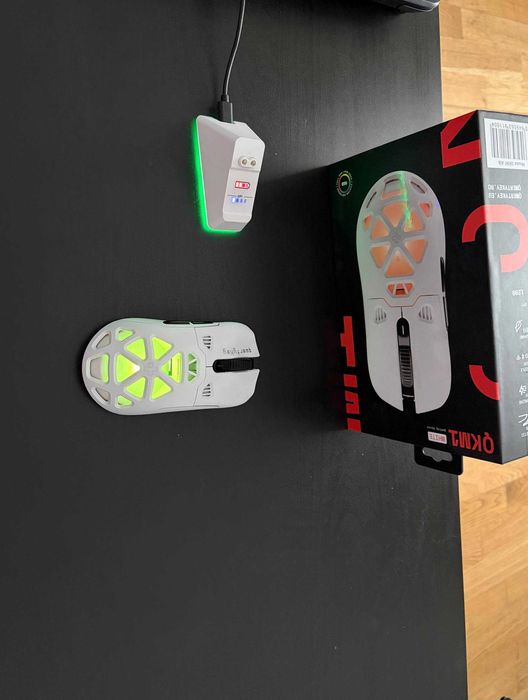 QwertyKey QKM1 Wireless Gaming Mouse – White