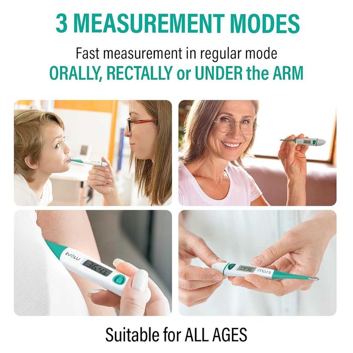 Цифров термометър с гъвкав връх – за бебета, деца и възрастни