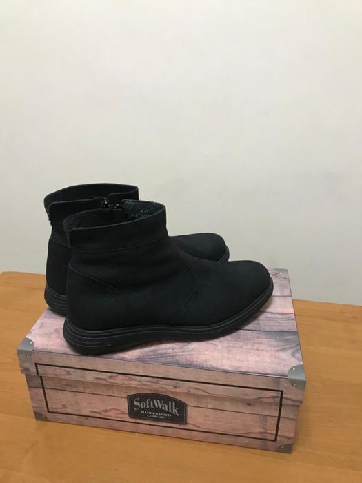 Зимние ботинки нубук