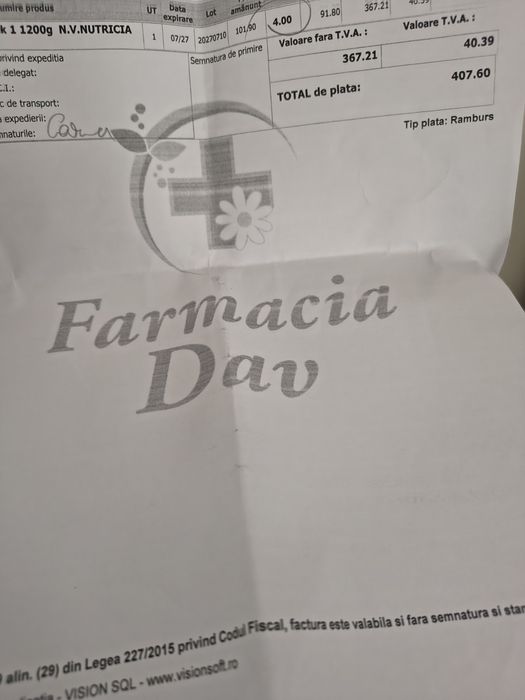 Lapte aptamil 0-6 luni