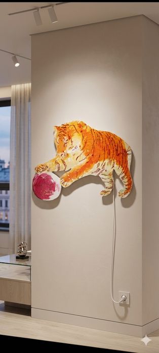 Световое пано 90*70, акрил, с пультом подсветка, светильник ночник, ла